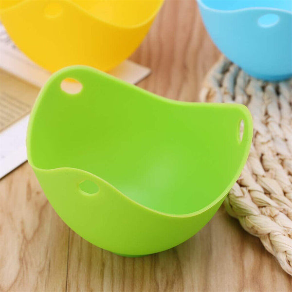 1/4Pcs Silicone Egg Poacher Poaching Pods Pan Poached Cups Moulds For Kitchen