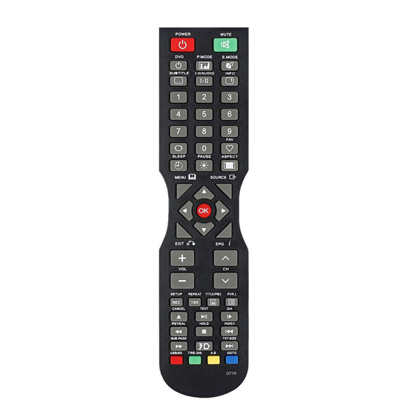 Original OEM For SONIQ TV Remote Control (QT166, QT155, QT155S) QT1D NO SETUP