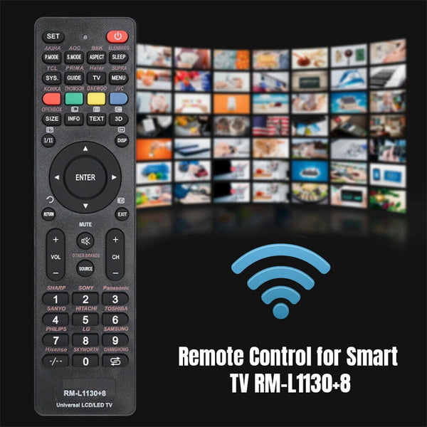 Universal TV Remote Control LCD/LED For Sony/Samsung/Panasonic/LG/TCL/Soniq AUS