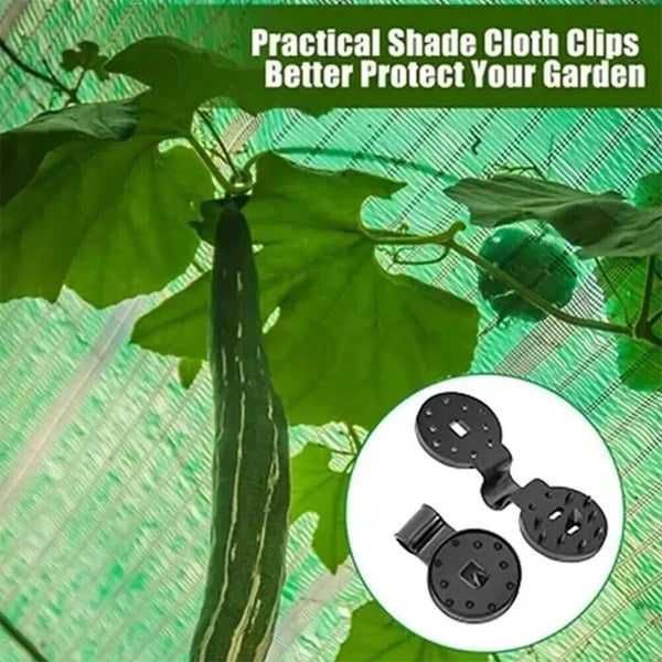 5-100Pcs Shade Cloth Heavy Duty Lock Grip Reusable Windproof Awning Clamp Grip