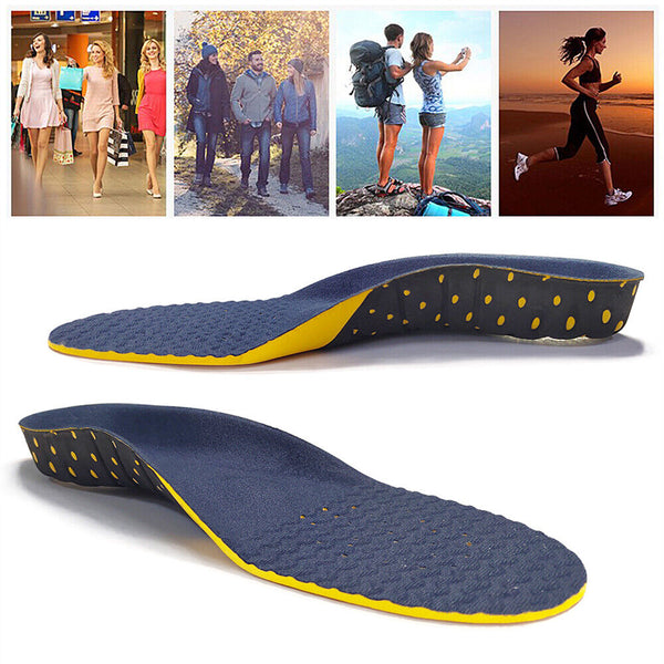 Orthotic Insoles Shoes Arch Support Pain Relief Orthopedic Inner Sole Men Women