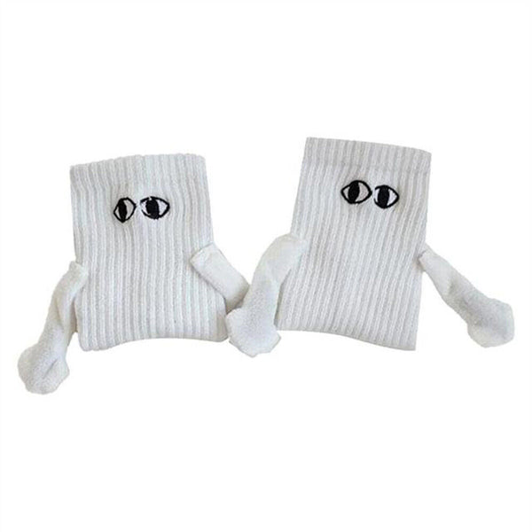 Magnetic Hand Holding Socks 2023, Hand In Hand Socks, Couple Holding Hands Socks