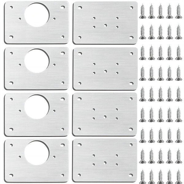 Kitchen Cupboard Door /Hinge Repair Kit Hinge Repair Plate Cabinet Mount-Tool AU