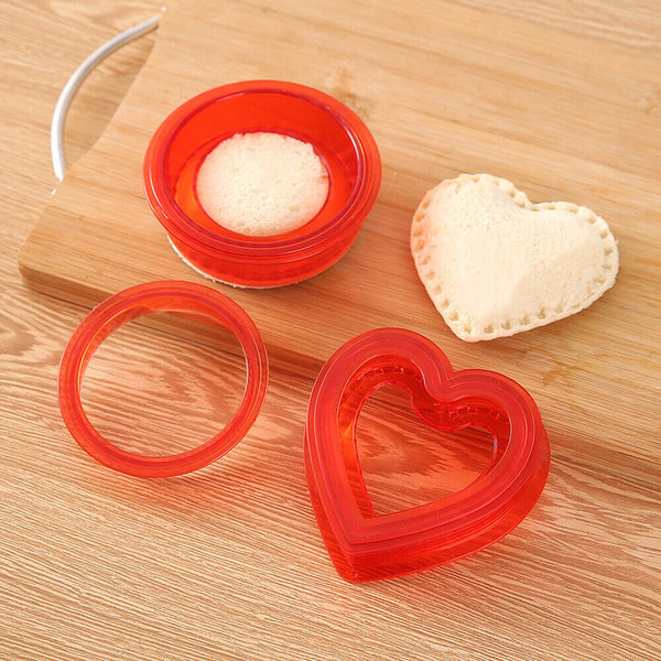 1/3X Sandwiches Cutter and Sealer For Kids Lunch Sandwiches' Decruster Maker AU