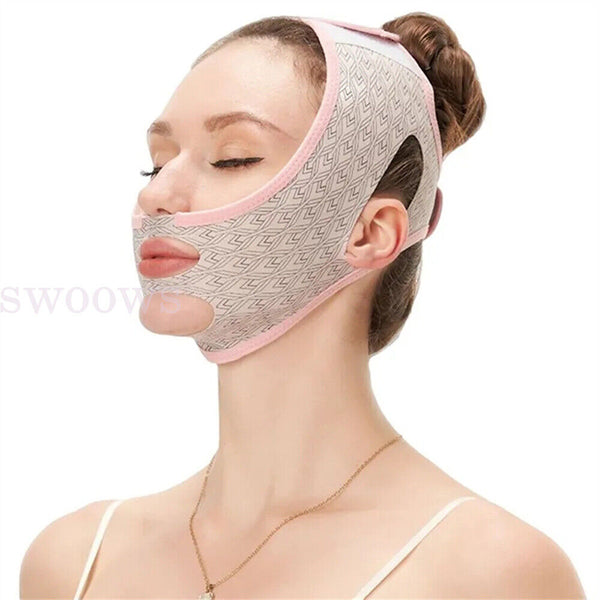 1/2pc Beauty Face Sculpting Sleep Mask V Line Lifting Mask Facial Strap Slimming