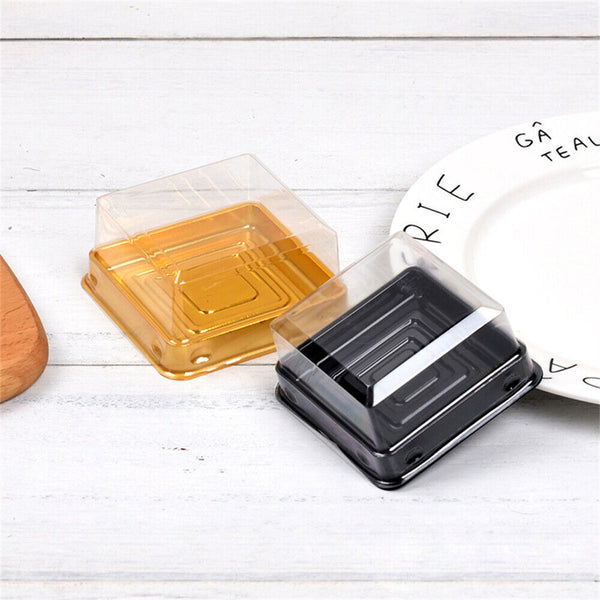 50pcs Size S/M/L Square Moon Cake Dessert Mooncake Packaging Box Container AU