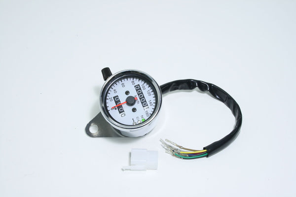 Universal Motorcycle Dual Speedometer Odometer 12V Motorcycle with LED NEW