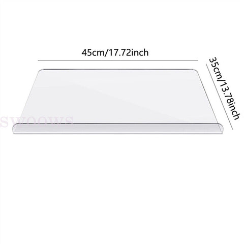 Large Clear Acrylic Chopping Board Counter Top Kitchen Cutting Board Non-Slip AU