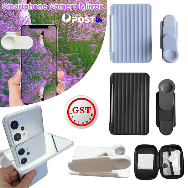 Smartphone Camera Mirror Reflection Clip Kit Selfie Sky Set for Phone Shooting