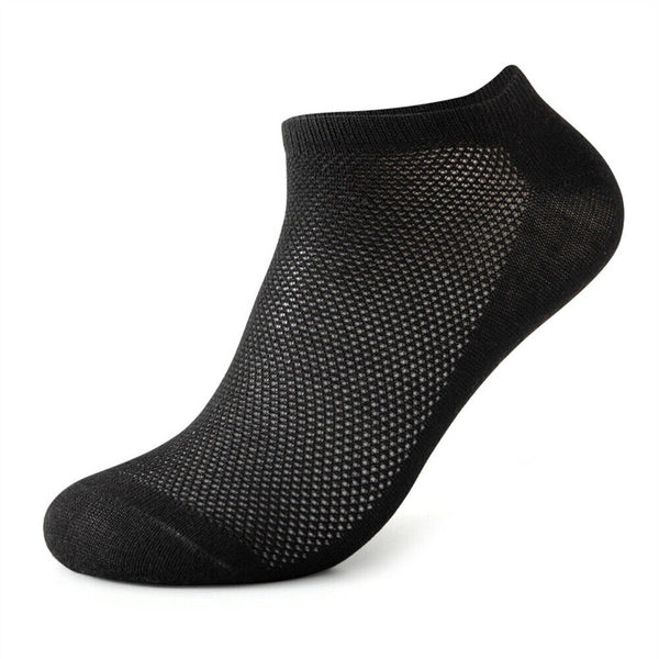 1-10Pairs Non-slip Heel Grip Low Cut No Show Socks Footlets Invisible Women Men