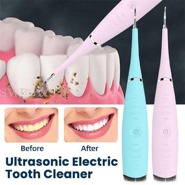 Electric Sonic Dental Scaler Tartar Teeth Stains Cleaner Plaque Calculus Remover