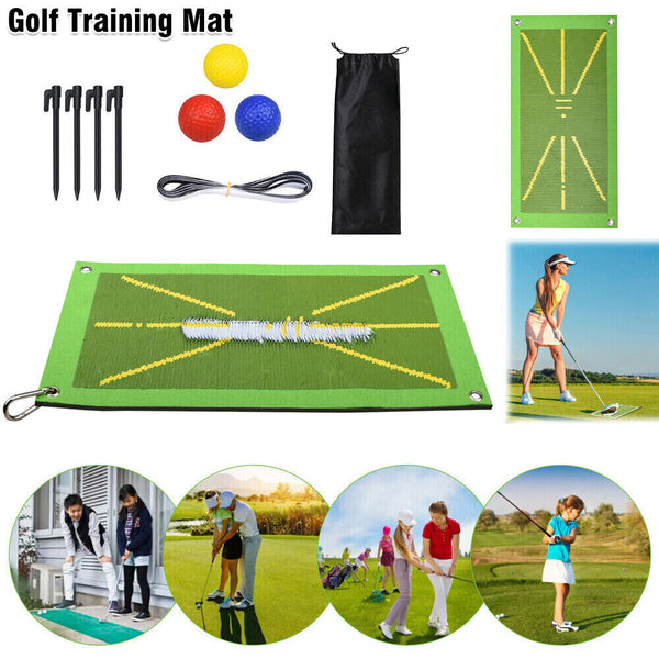 The Indoor Casual Golf Game Set Chipping Golf Game Mat with 20 Grip Golf Balls