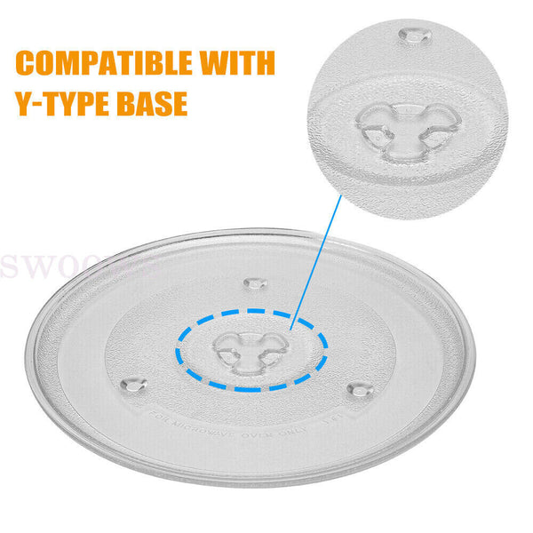 Microwave Oven Platter Turntable Glass Tray Food Glass Plate Dia 245/270/315mm