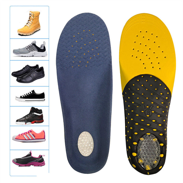 Orthotic Insoles Shoes Arch Support Pain Relief Orthopedic Inner Sole Men Women