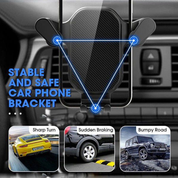 2Pcs Universal Air Vent Hook Car Holder Mount Stand Bracket Mobile Phone Clip