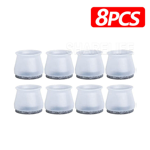 UP24x Chair Leg Floor Protector Furniture Table Feet Cover Silicone Cap Pads Cap