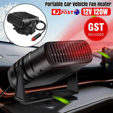 Portable Car Vehicle Heater Fan Ceramic Heating Defroster Demister DC 12V AU