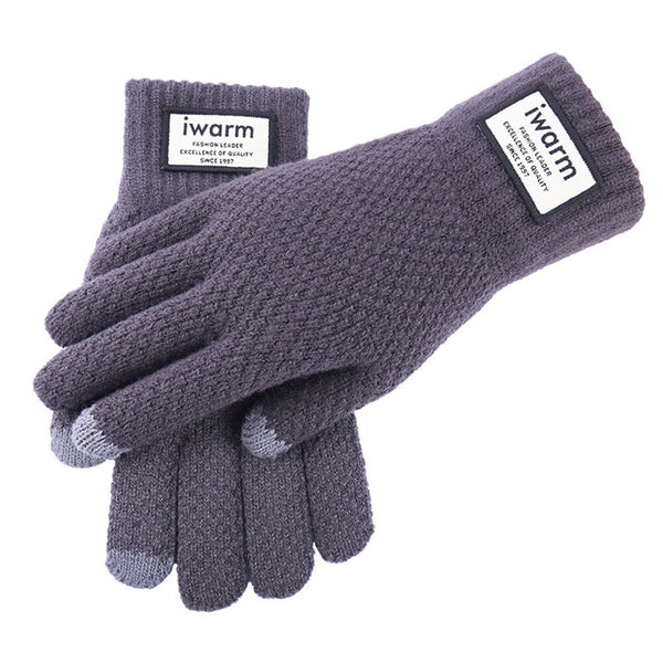 1-4 Mens Winter Warm Windproof Fleece Lined Thermal Touch Screen Gloves Outdoors