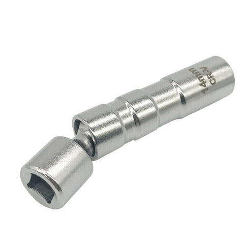 14mm x2 Thin Wall Joint Spark Plug Socket Magnetic Wrench Removal Tool NEW AU