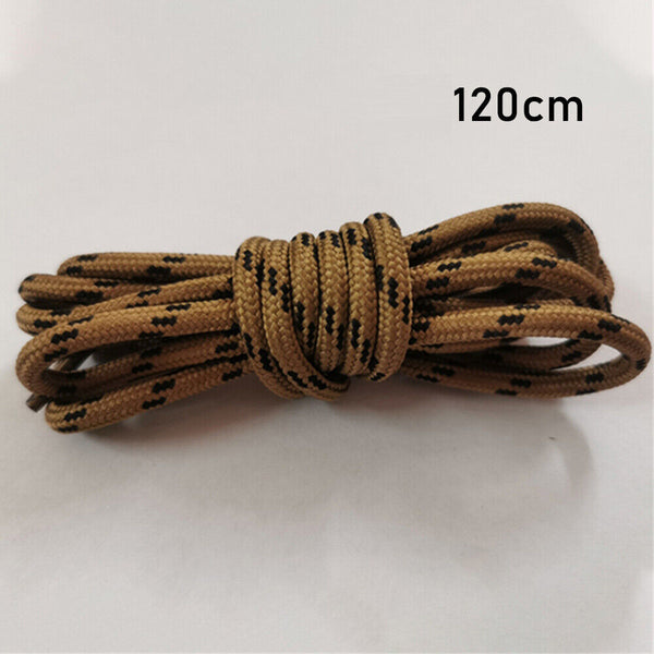 Pair Heavy Duty Round Hiking Boot Laces Durable All-Weather Work Shoelaces AU