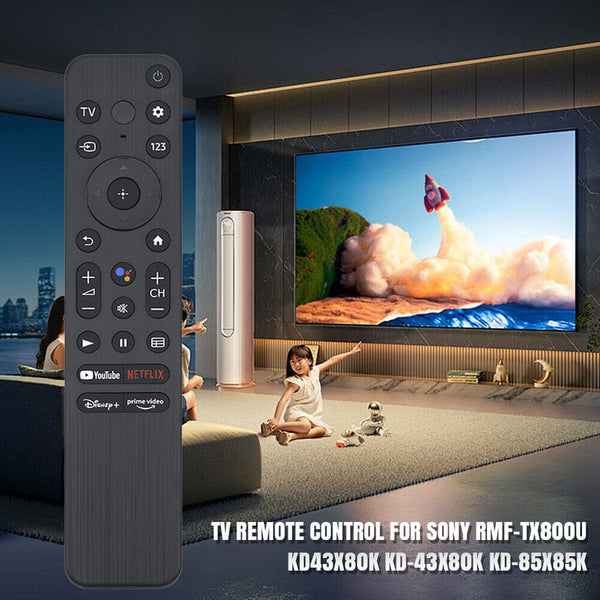 TV Remote Control for Sony RMF-TX800U KD43X80K KD-43X80K KD-85X85K