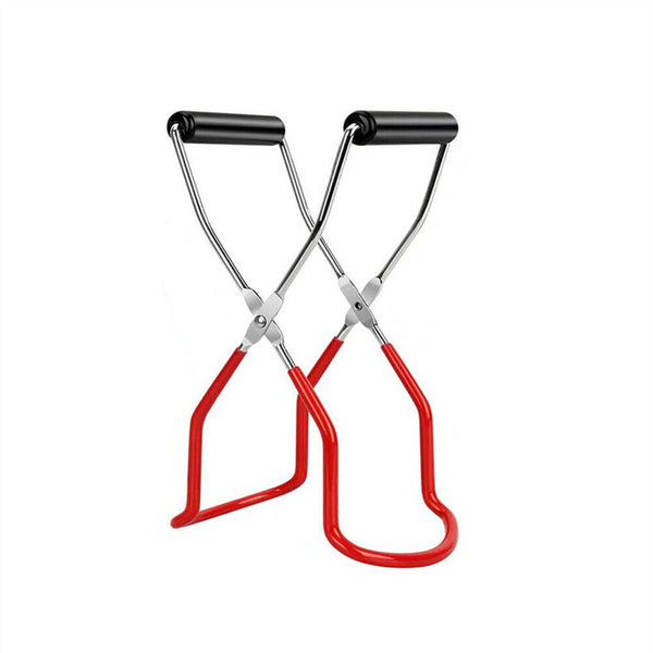 Stainless Steel Canning Jar Lifter Anti-Slip Lifting Tongs Gripper Anti-scalding