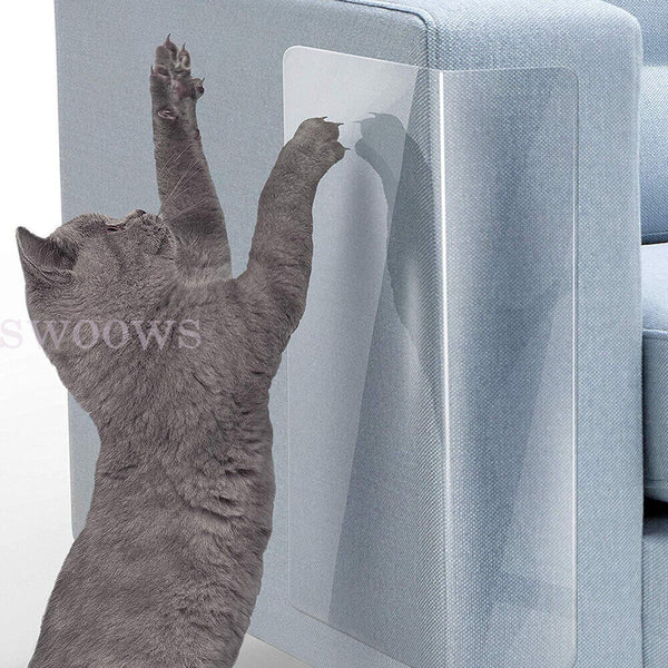 8x Cat Couch Sofa Scratch Guard Stickers Pet Furniture Anti-Scratching Protector