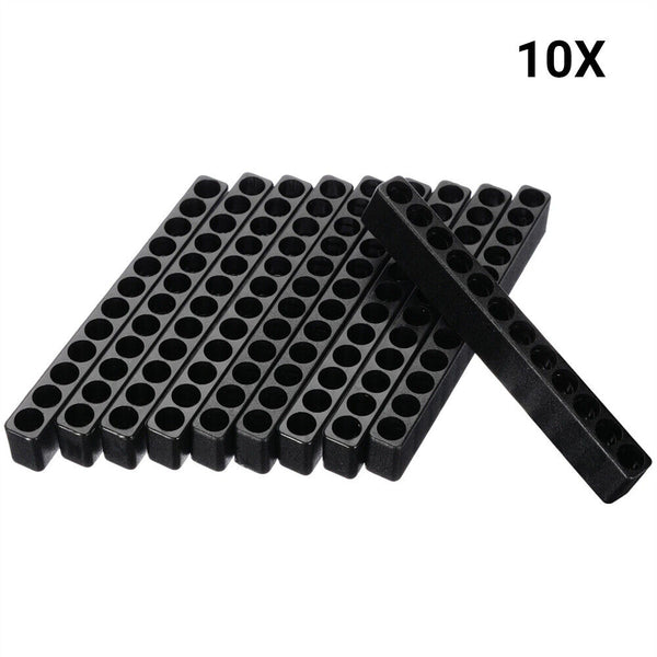 10PCS 12 Holes Hex Shank Storage Screwdriver Head-Bit Holder Holding Tool