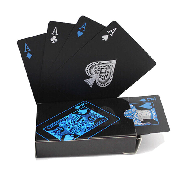 Poker Waterproof PVC Plastic Playing Cards Set Classic Magic Tricks Tool AZ