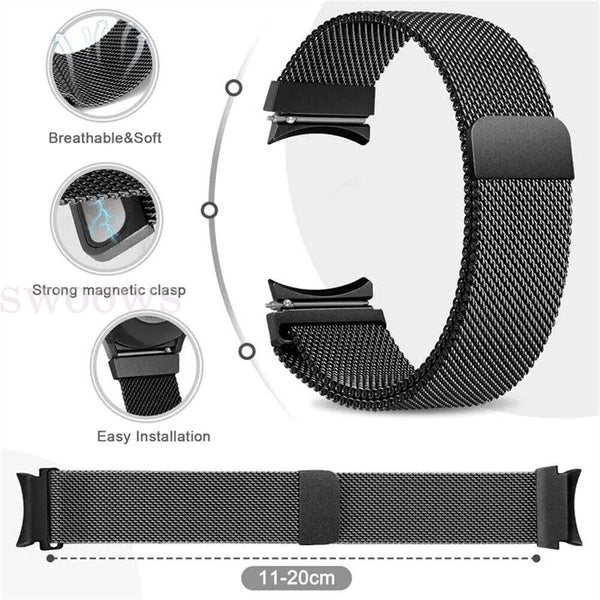 Stainless Steel Magnetic Band For Samsung Galaxy Watch 5 4 40/44/42/46mm Strap