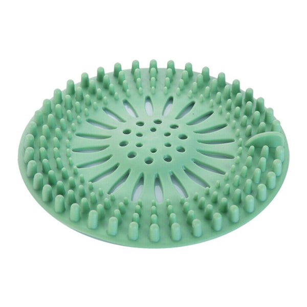 Silicone Drain Cover Sink Catcher Hair Stopper Plug Bathroom Floor Shower Cover