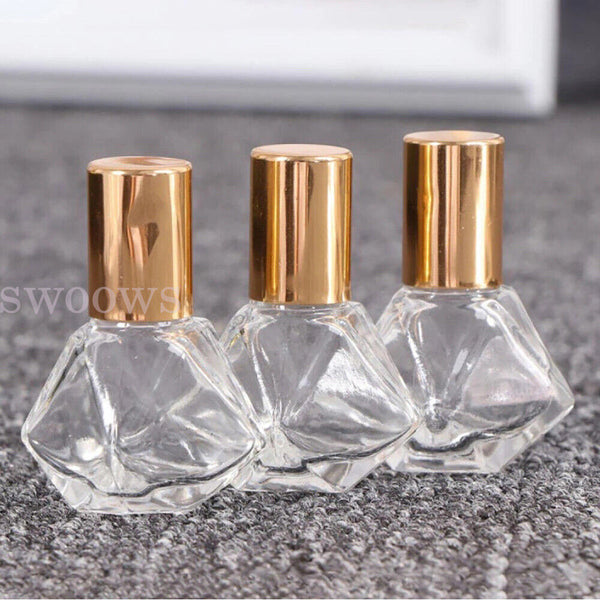 5/10X 8ML Perfume Container Glass Essential Oil Roller Bottle Mini Aromatherapy