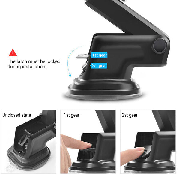 Phone Windscreen Holder for Car Phone Mount Holder Auto-Clamping Air Vent Car AU