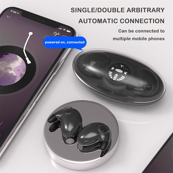 Invisible Sleep Wireless Earphone Tws Bluetooth 5.3 Headphones Hidden Earbuds