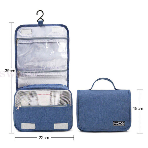 Travel Cosmetic Makeup Bag Hanging Toiletry Case Storage Large Bag Organizer AU