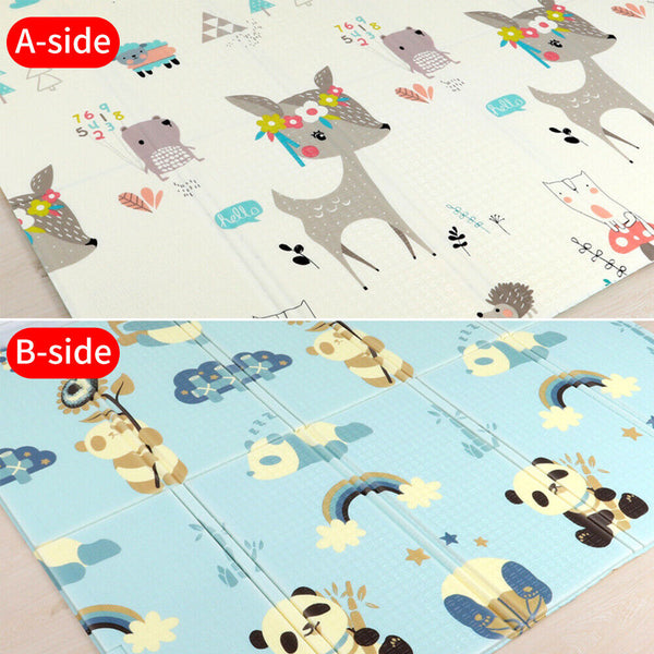 Foldable Baby Kids Play Mat Crawling Picnic Alphabet Floor Rug 200*180*1.0cm XPE