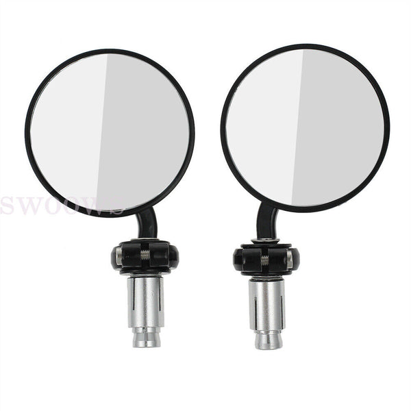 1 Pair Motorcycle 7/8"Handlebar End Mirror for 450EXC 500EXC 1300EXC Dirt Bike