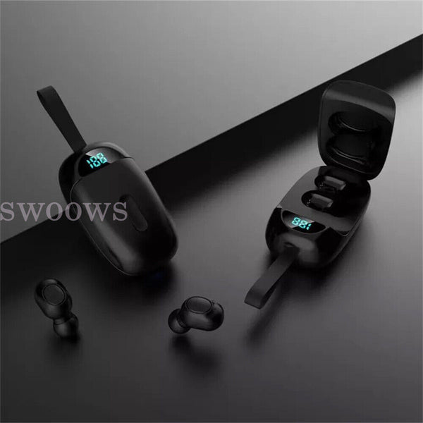 Bluetooth 5.0 Earphone Headset TWS Wireless Mini Earbuds Stereo Bass Headphones