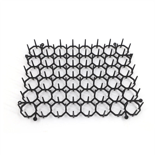 12PCS Plastic Scarer-Spike Mats Pet Dog Cat Scat-Mat Animal Deterrent Repellent