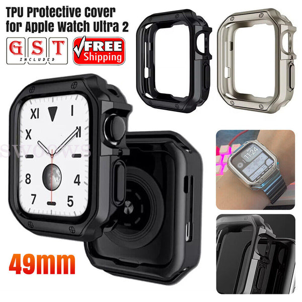 Rugged TPU Case Cover For Apple Watch Ultra 2 49mm iWatch Series