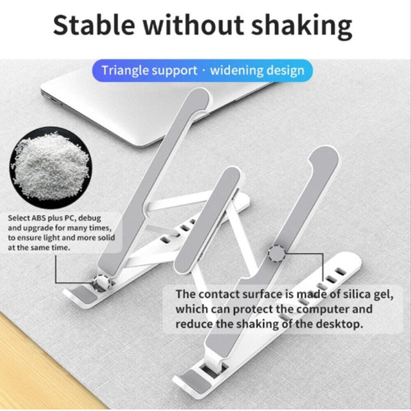 Adjustable Folding Laptop Stand Notebook Bracket Portable Tablet Holder NEW