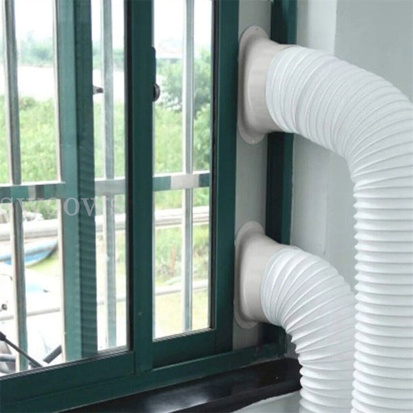 Portable Air Conditioner Window Slide Kit Plate Parts Exhaust Adaptor Hose Duct