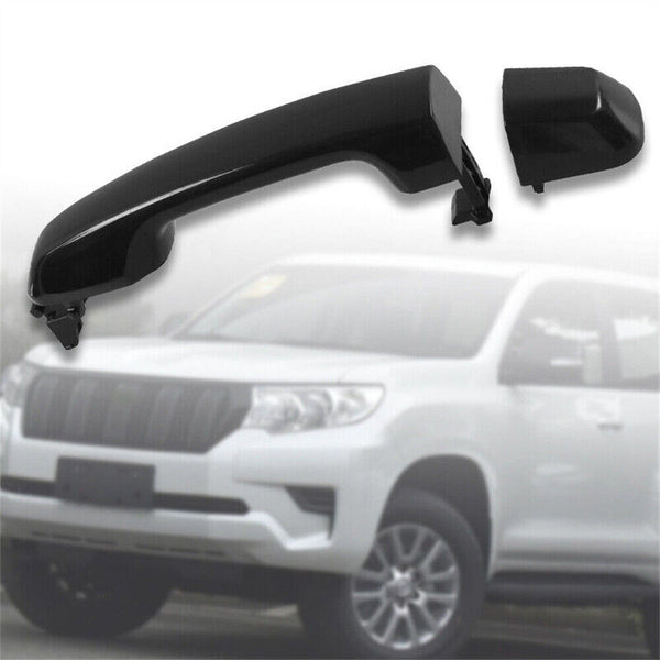 Pair Rear LH + RH Outer Door Handle for Toyota Prado J150 Series 2009-2020 Black