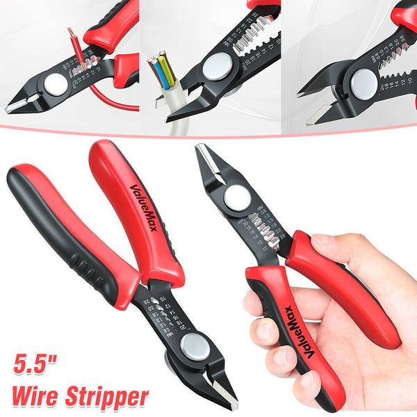 Multifunction Wire Stripper Wire Cutter Pliers Terminal Crimper Insulated Handle