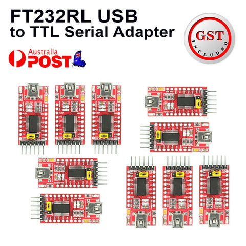 1-10PCS FTDI FT232RL USB to TTL Serial Adapter Converter 5V / 3.3V Module