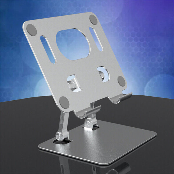 Aluminum Alloy Tablet Phone Holder Desk Stand Bracket Foldable For iPad iPhone