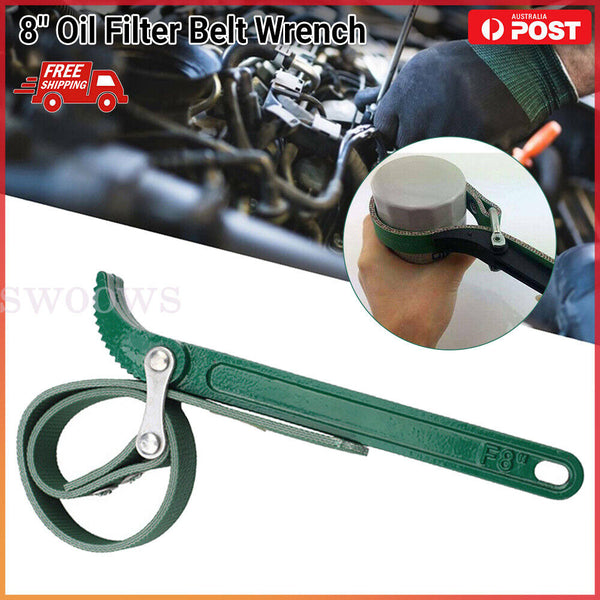 Oil Filter Belt Wrench Puller Strap Spanner Filter Cartridge Removal Tool New