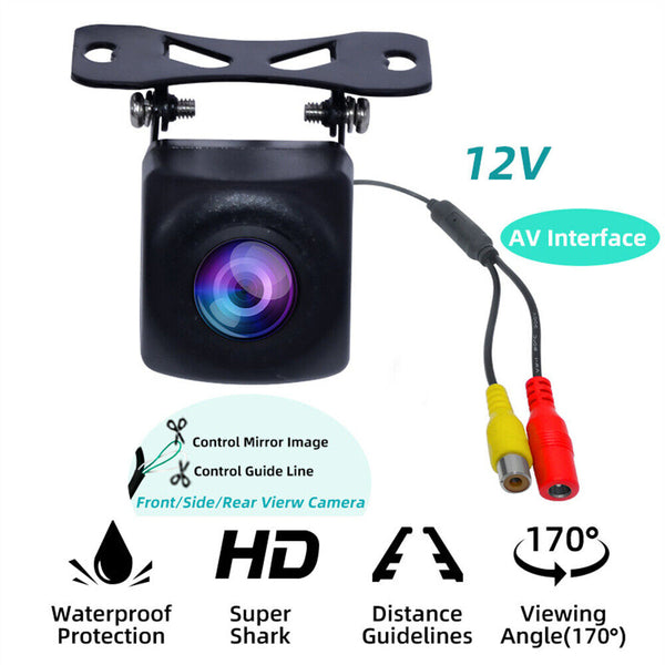 Waterproof 4 Pin Reverse Camera Car Rear View Backup Parking HD Night Vision CAM