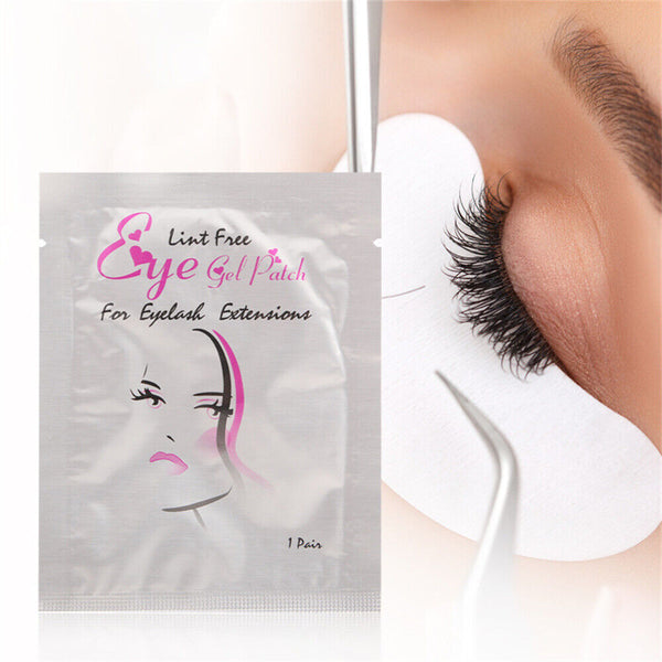 UP 2000 x Under Eye Curve Eyelash Pads Gel Patch Lint Free Lash Extension Beauty