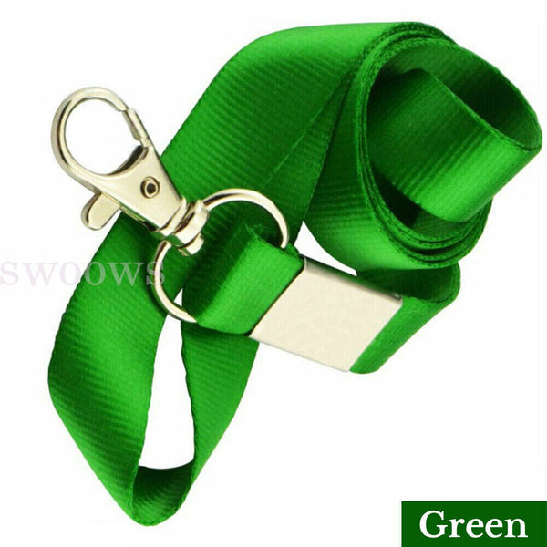 Up 50 Lanyard ID Badge Business Card Key Holder Ring Case Pocket Neck Clip Strap